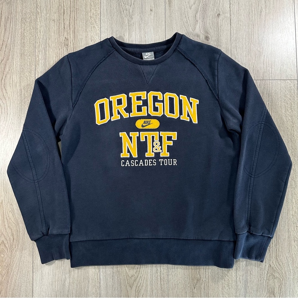 Y2K Nike Oregon Track and Field Sweatshirt Size Small - Picture 1 of 9